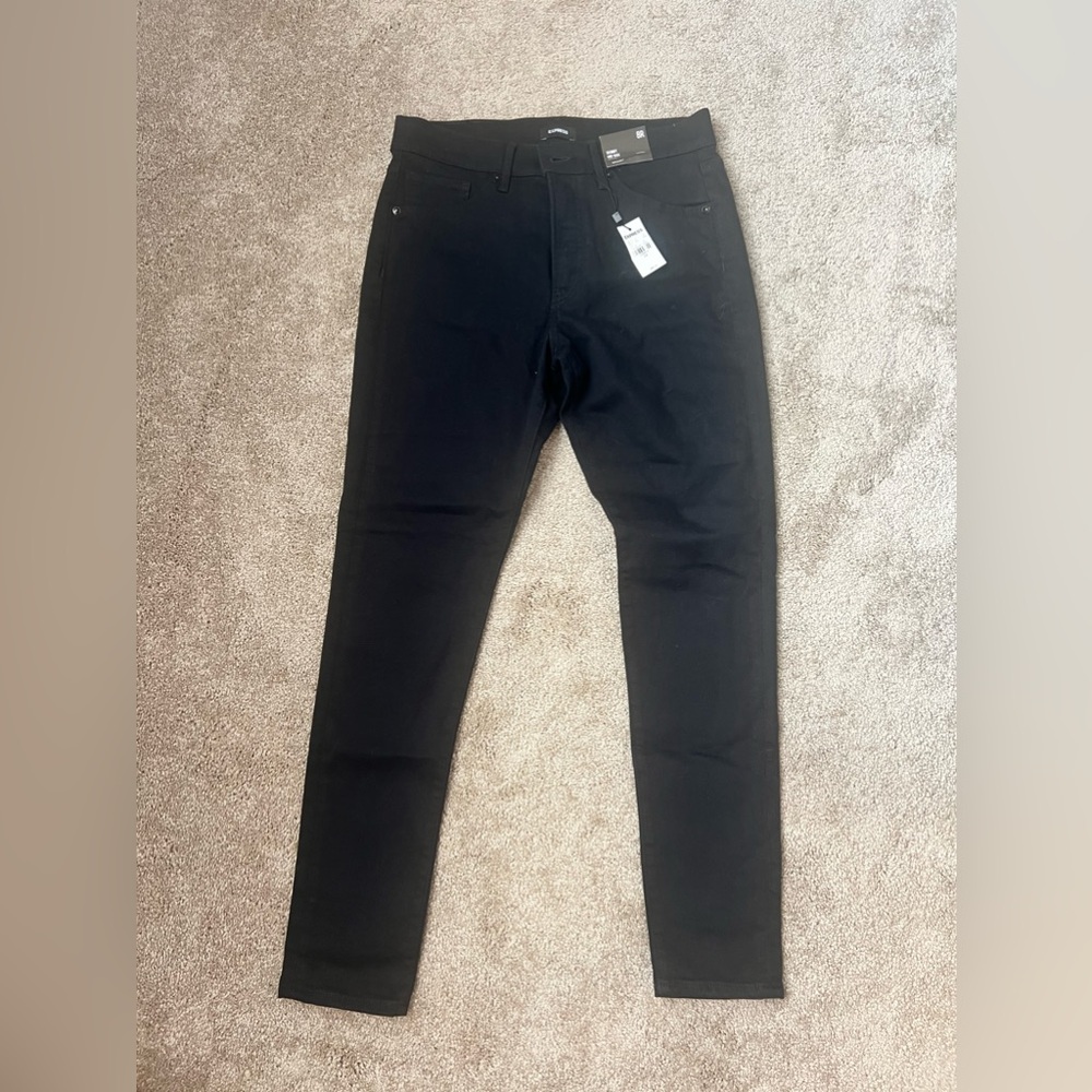 Express Skinny Mid-Rise Jeans